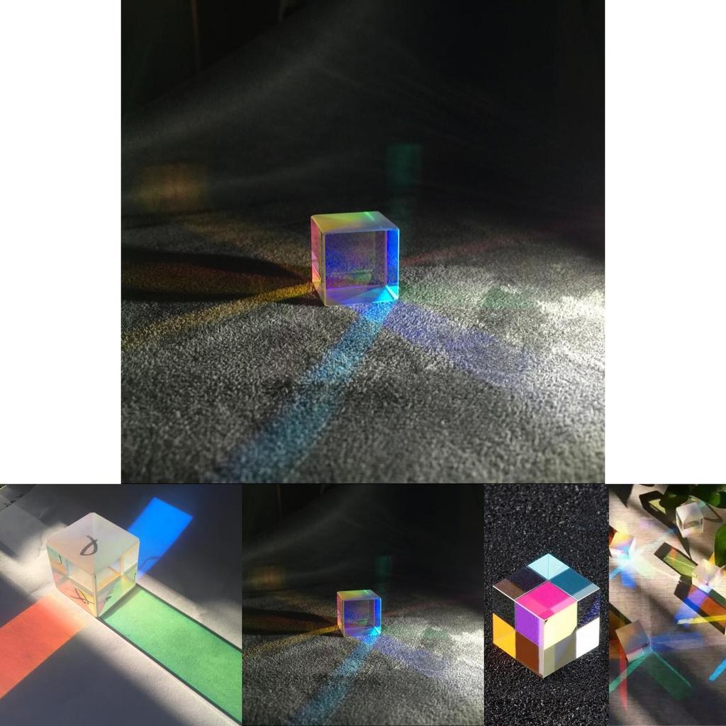 Sun Catcher Prism Cube With Refractive Light For Gift Giving And Home Decor