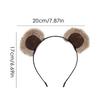 Valentinstag Braunbär Ohren Stirnband Plüschbär Ohr Mädchen Stirnbänder Cosplay Make-up Kopfschmuck Tierohren Haarreif
