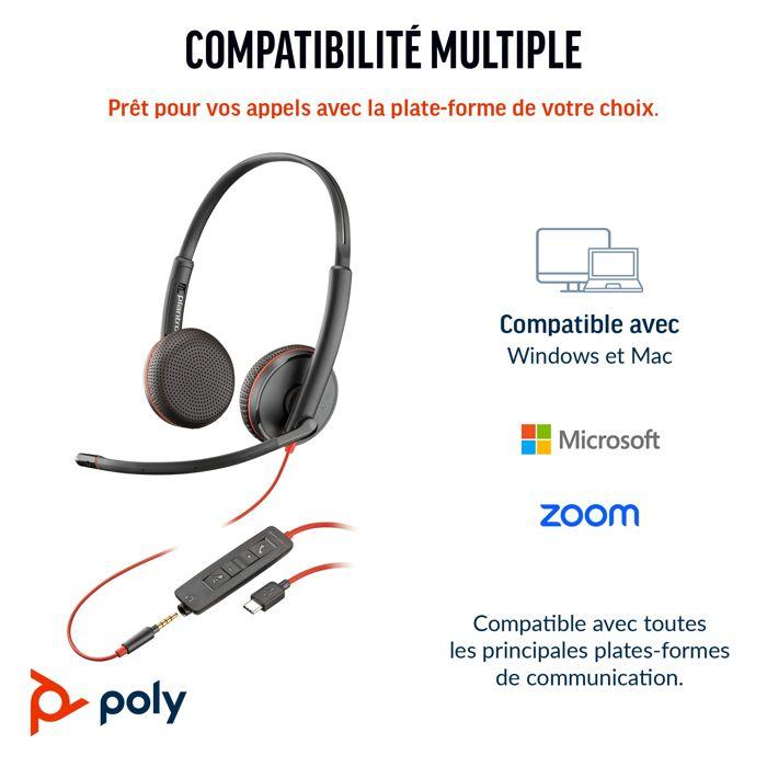 HP Poly Blackwire C3225 USB-A/