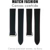 Nylon Canvas Watch Strap for Omega Seamaster Diver 300, Rolex, Seiko, 19mm, 20mm, 21mm, 22mm