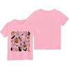 Kids Halloween Printed Short Sleeve T-Shirt, Round Neck Loose Fit Casual