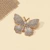 1Pcs Classic Lady Dress Suit High-End Pins Jewelry Fashion Women Girls Elegant Crystal Butterfly Brooches Badges