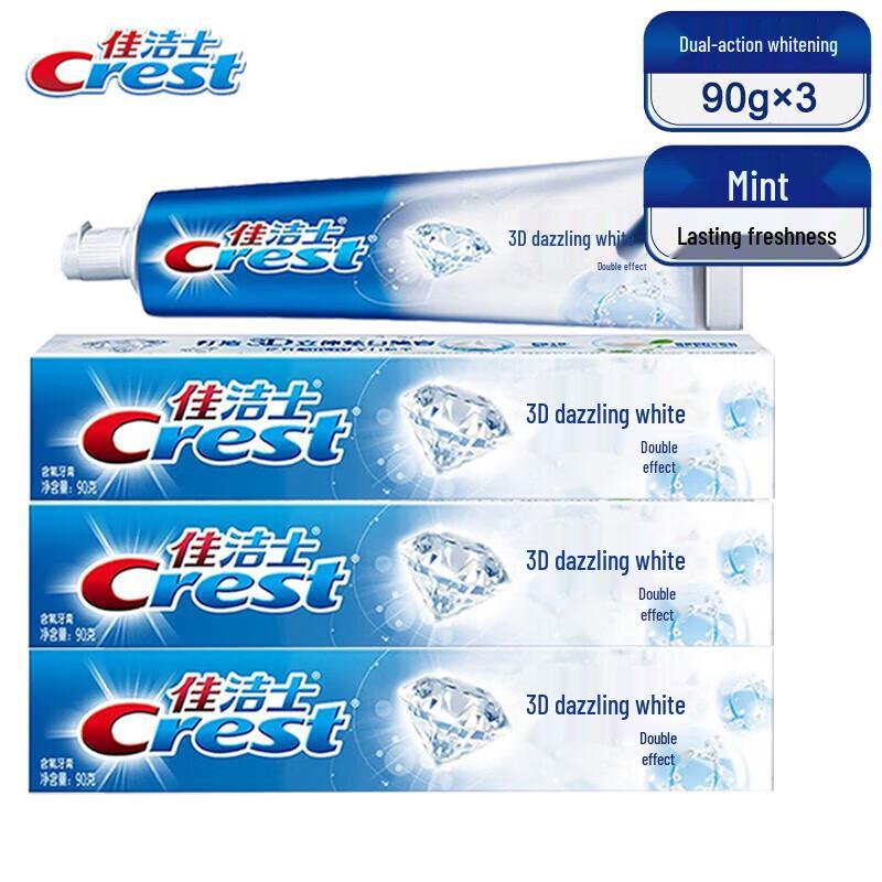 

Crest 3D White Dual Effect Fluoride Toothpaste