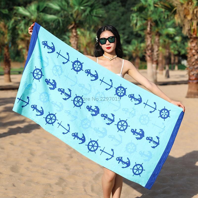 Personalisierte Hausschuhe Sommer Damen Badetuch Strandwickel Schwimmtuch Erwachsene Kinder Jungen Mädchen Mikrofaser Duschtücher