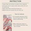 1 Sheet of Embossed Nail Art Stickers, Creative Cute Bear Cherry Heart Bow Cartoon Embossed Multi-Design Y2K Nail Decals