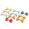 Flower Shape Women's Sun Glasses New Fashion Rimless Metal Leg Women Sunglasses High Quality Women's Sunglasses