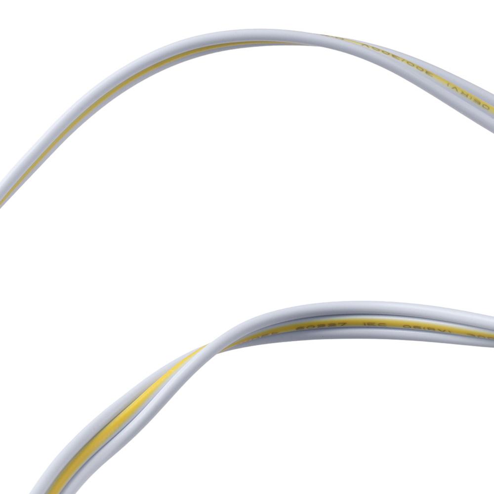 2pcs White LED Lamp Connecting Wire Copper .LED Tube Integrated Three Hole Plug Wire  Electrician