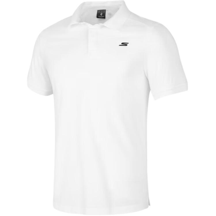 Skechers Knit Casual Fashion Versatile Short Sleeve Polo Shirt Men tops P223M053-0019 XXL