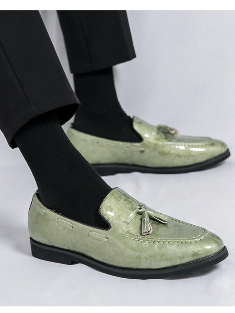 Men's Dress Shoes High Quality Formal Leather Shoes For Men Tassel Casual Leather Social Oxford Shoes Loafers Male Slip On