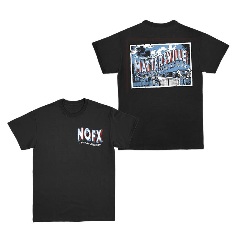 

New Summer Collection: NOFX Punk Band Album - Loose-printed Men s and Women s American-style Short-sleeved T-shirts 2XL