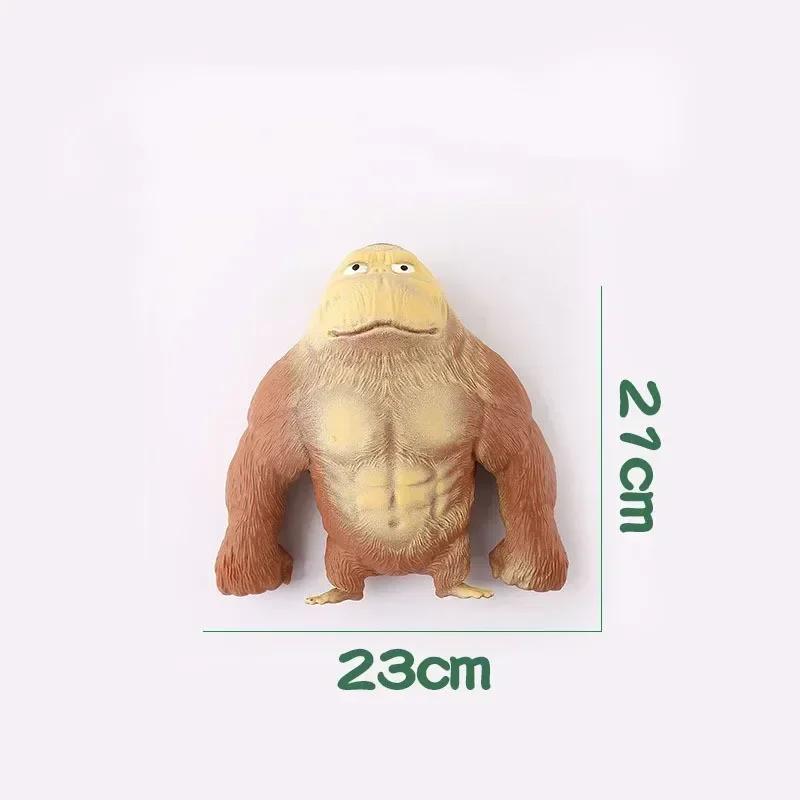 Sand Squishy Monkey Antistress Rubber Stretchable Giant Orangutan Indestructible Elastic Gorilla Doll Decompression Monkey Toy