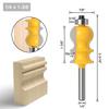 8mm(0.3In) Shank T Slot Router Bit 1/4Inch Shank 22.2Mm Cut Diameter Slotting Milling Cutter 35Mm Cut Length