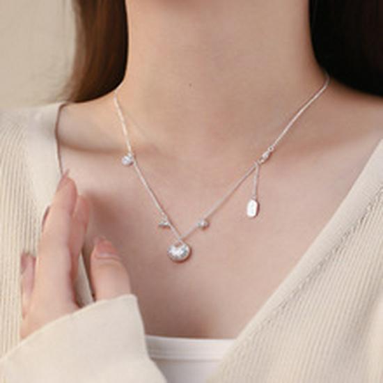 Chinese Zodiac Fu Character Necklace: High-End Luxury, Safe and Smooth Blessings, Clavicle Chain for Women