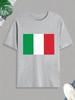 2026 Summer New Style Unisexs Pure Cotton Tshirt with Simple Pattern Printing Street Casual Fashion Comfortable and Soft