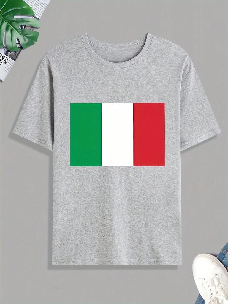 2026 Summer New Style Unisexs Pure Cotton Tshirt with Simple Pattern Printing Street Casual Fashion Comfortable and Soft