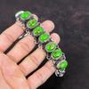 Kupfer Grün Türkis Armband 925 Sterling Silber Armband Edelstein Handgemachter Schmuck Verstellbares Kettenarmband Vintage Armband für Geschenke