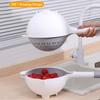 Double-layer Basket Vegetable Washing Basin Fruit Plate Living Room Home Creative Modern Net Red Style Kitchen