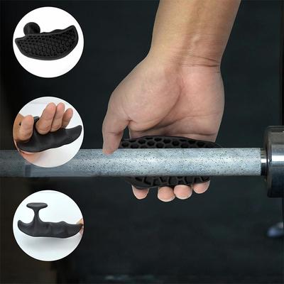 2Pcs Weight Lifting Grips Hand Protector Anti Slip Strengthener Workout with EVA Case for