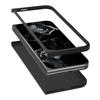 For Google Pixel 9 Pro Fold 5G Case Crocodile Texture Genuine Cow Leather+PC Phone Cover