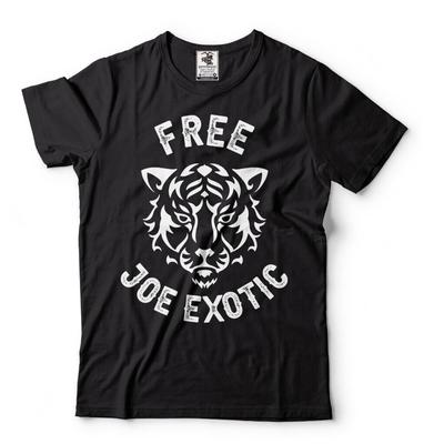Free Joe Exotic Tiger King Exotic Animal Park Tiger T Shirt