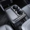 For Hyundai Ioniq 5 2025 2026 Car Tuning Carbon Fiber Center Console Gear Shift Panel Cover Trim Interior Accessories LHD