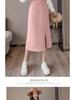 High-Waisted Slimming Midi Skirt for Women, 2024 Spring Collection, Plus Size Hip-Hugging Design, Curvy Fit