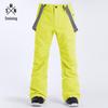 Men's Windproof Waterproof Ski Bib Pants - Thick, Warm, for Outdoor Sports