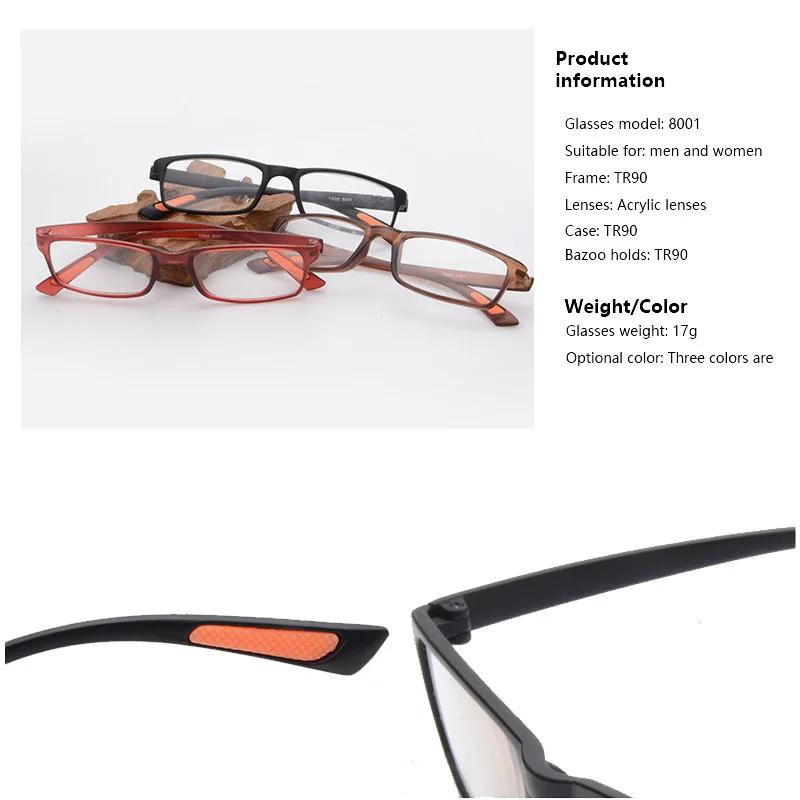 Ultralight TR90 Reading Glasses Anti Fatigue Unisex Presbyopic Eyeglasses Men Women +1.0 +1.5 +2.0 +3.5 +4.0