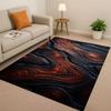 Classic Wood Grain Tree Growth Ring Brown Gray Living Room Non-Slip Area Rug Carpet For Bedroom Playroom Sofa,Home Decor Doormat