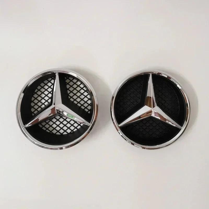 For Mercedes Benz 3D Car Grill Emblem Star Badge Front Grill Logo W204 W205 W213 X253 A B C E S CLA GLB GLC GLE GLS Accessories1 OX4
