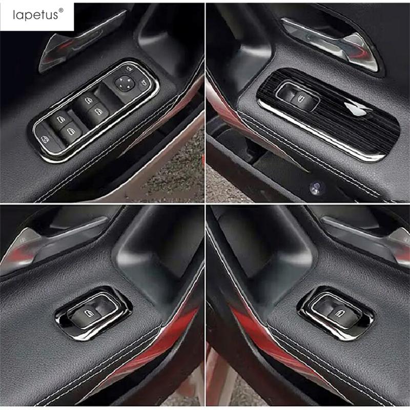 Car Window Lift Glass Switch Button Panel Frame Decoration Cover Trim Accessories For Benz A Class W177 A200 A220  - 2024
