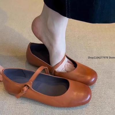 Módní boty Mary Jane na silném podpatku Elegantní Klasické Retro Čtvercová špička Pohodlné Měkké Mělce vykrojené Nízký podpatek Dámské boty