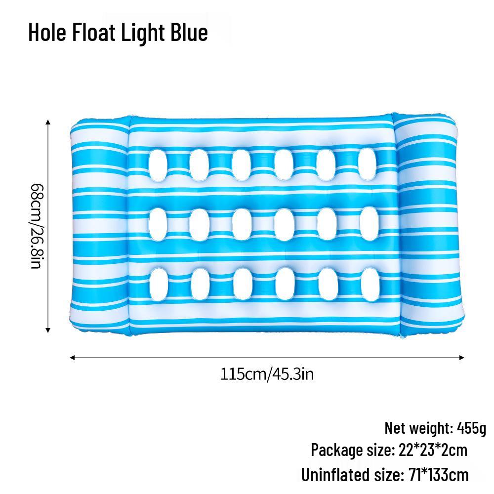 Inflatable Water Float Recliner: Thickened Pool Mattress & Toys
