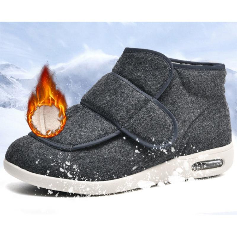 2026 Unisex Neue Plus Samt Nizi Stoff Warme Gehen Herrenschuhe Mutter Schuh Damen