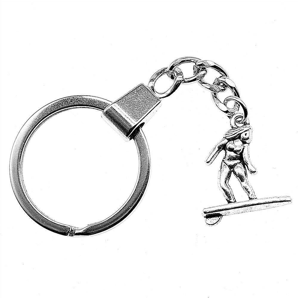 Sports Charm Keychain Music Pendant Party Gifts Key Holder 30mm Ring