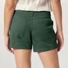 Women's Soft Stretch Twill Short Side Pockets Soft Feel No Button & No Zipper Flattering Fit