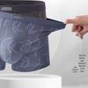 Septwolves Men's Letter Print Antibacterial Boxer Briefs 3-Pack
