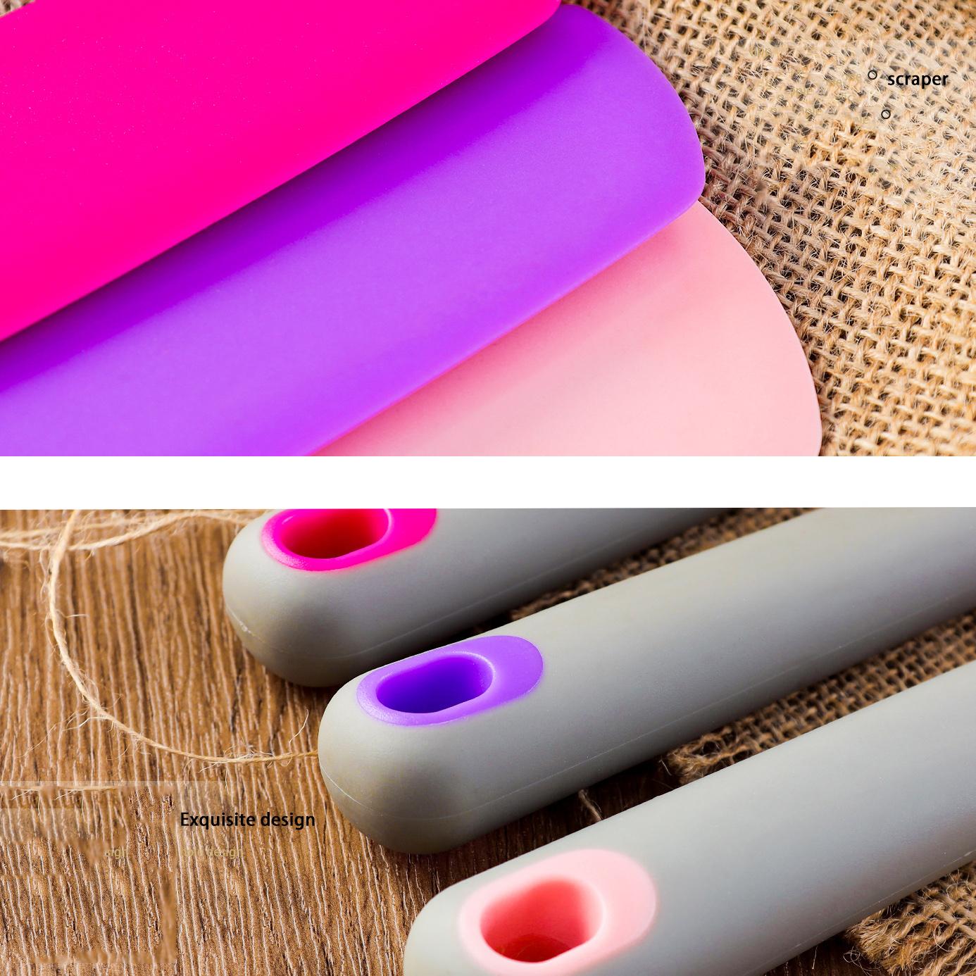 1 шт. большая силиконовая лопаточка для выпечки — фото 4