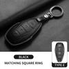 Leather Car Remote Key Case Cover Shell Fob For FAW Hongqi H5 HS5 H9 HS7 H7 L5 HS3 L9 E-HS9 E-QM5 LS7 E-HS3 Keychain Accessories