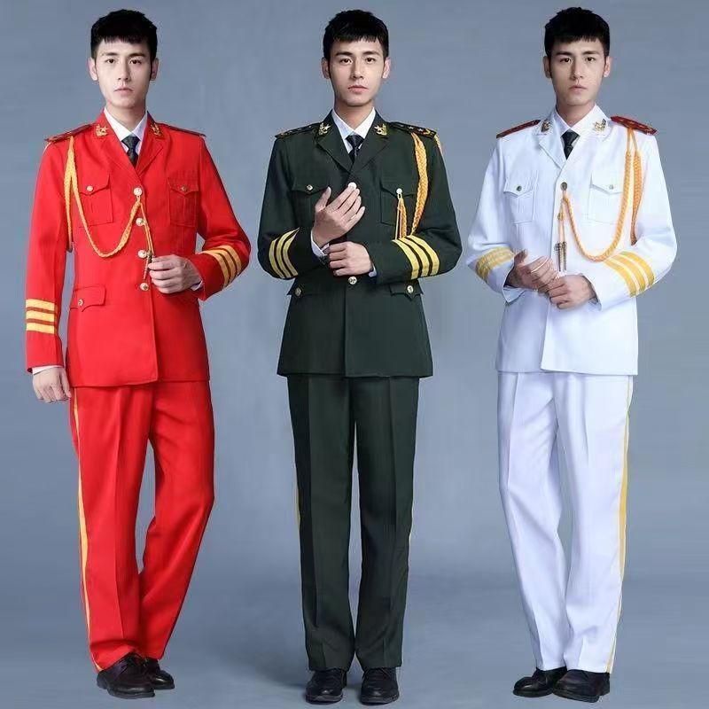 Militaire Paradeuniform Set voor Nationale Vlagteam: Unisex Prestatiekostuum