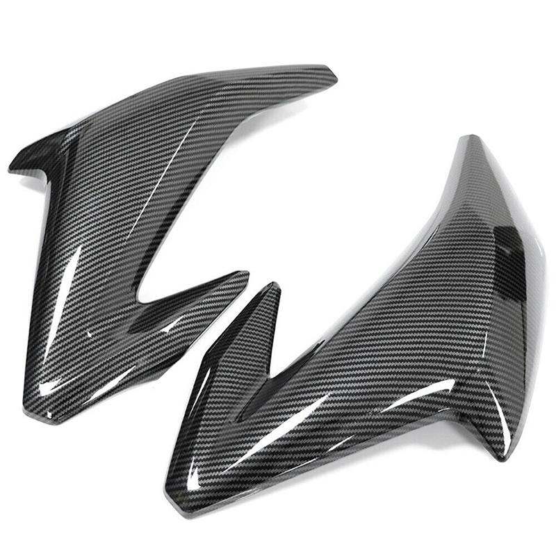 1 пара ABS с имитацией карбона Боковая накладка-крышка бензобака Fairing для Kawasaki Z900 2017 2018 2019 Левая Правая Аксессуары для мотоцикла