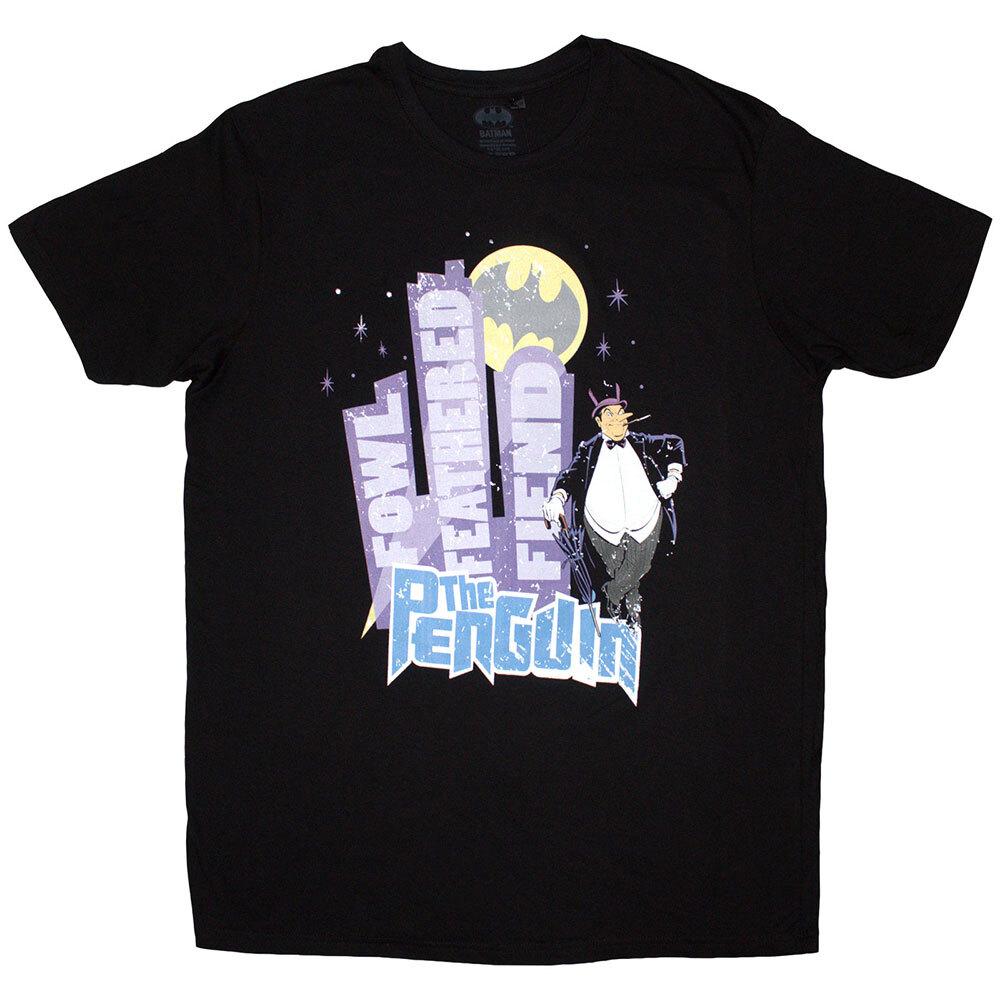 DC Comics The Penguin T-Shirt Black New Unisex T-Shirt M