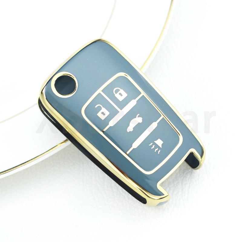 2/3/4 Buttons Tpu Shell Fob Car Key Case Cover For Chevrolet Cruze Aveo Trax Opel Astra Corsa Meriva Zafira Antara J For Buick