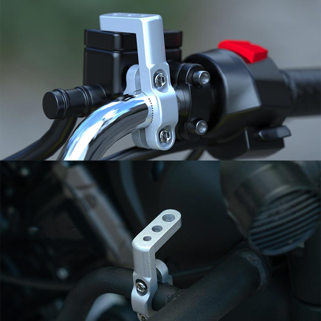 Suport pentru ghidon multifuncțional pentru motocicletă Set de suporturi de extensie pentru ghidon de motocicletă versatil pentru lumini și navigație