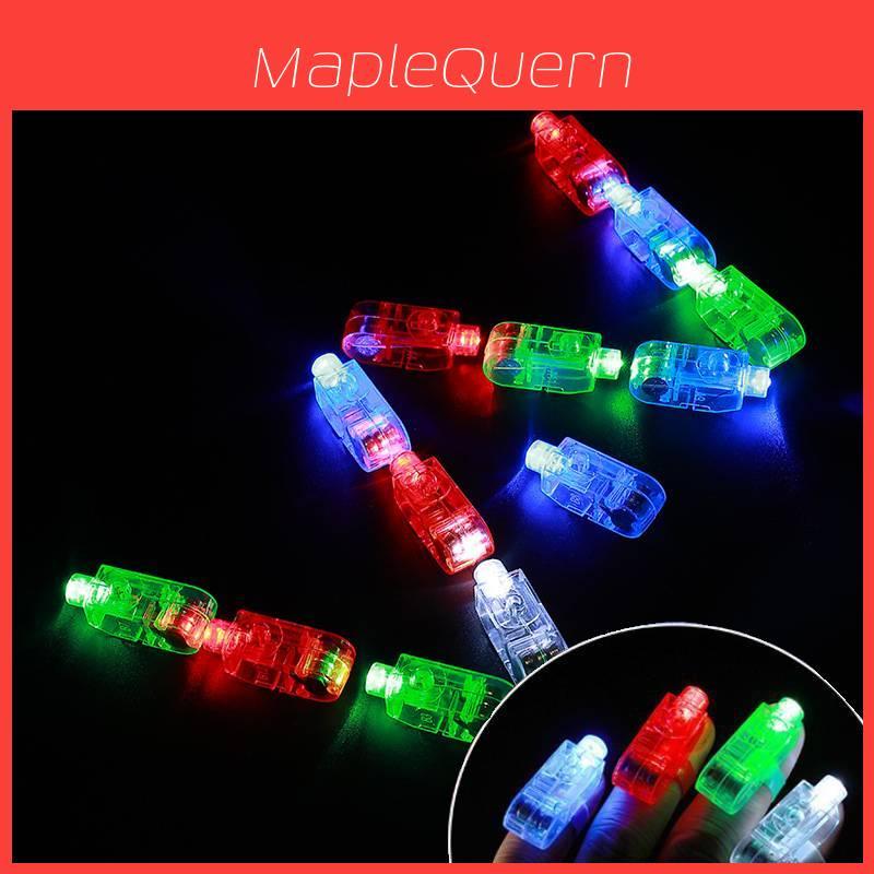 Bright Led Finger Lights Vibrant Laser Rings Perfect For Parties And Celebrations