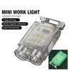 Magnetic Fluorescent Flashlight Dual Light Source Hat Lamp Multi-Function Work Light  Emergency