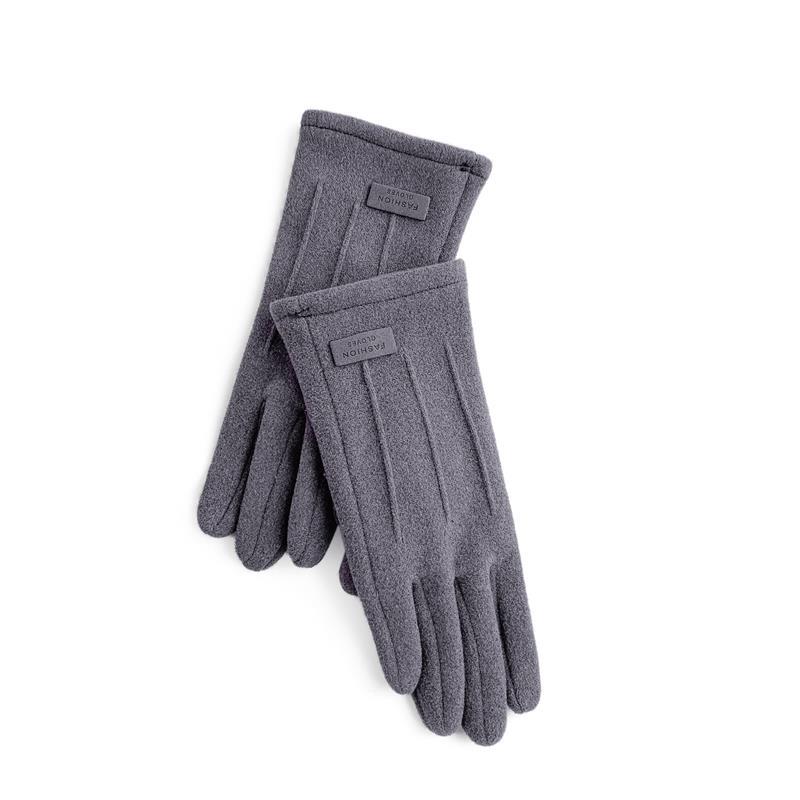 Autumn and winter warm German velvet gloves