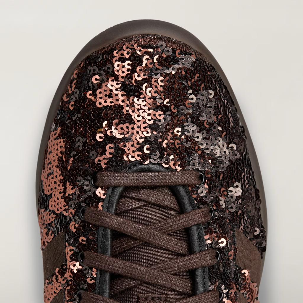 KH8798 Wales Bonner adidas Originals Karintha Low Sequin Dark Brown (Men's)