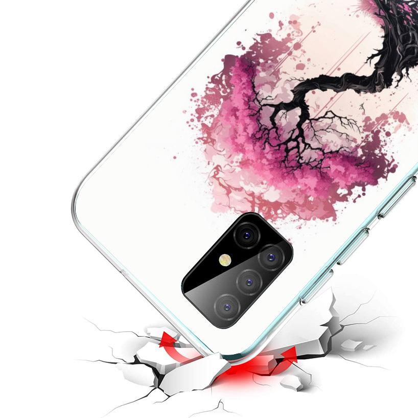 Cherry Blossom Tree Phone Case For Samsung Galaxy A52 A32 A22 A12 A51 A31 A50S A30S A20S A10S Note 20 Ultra 10 Plus S10 A72 A71