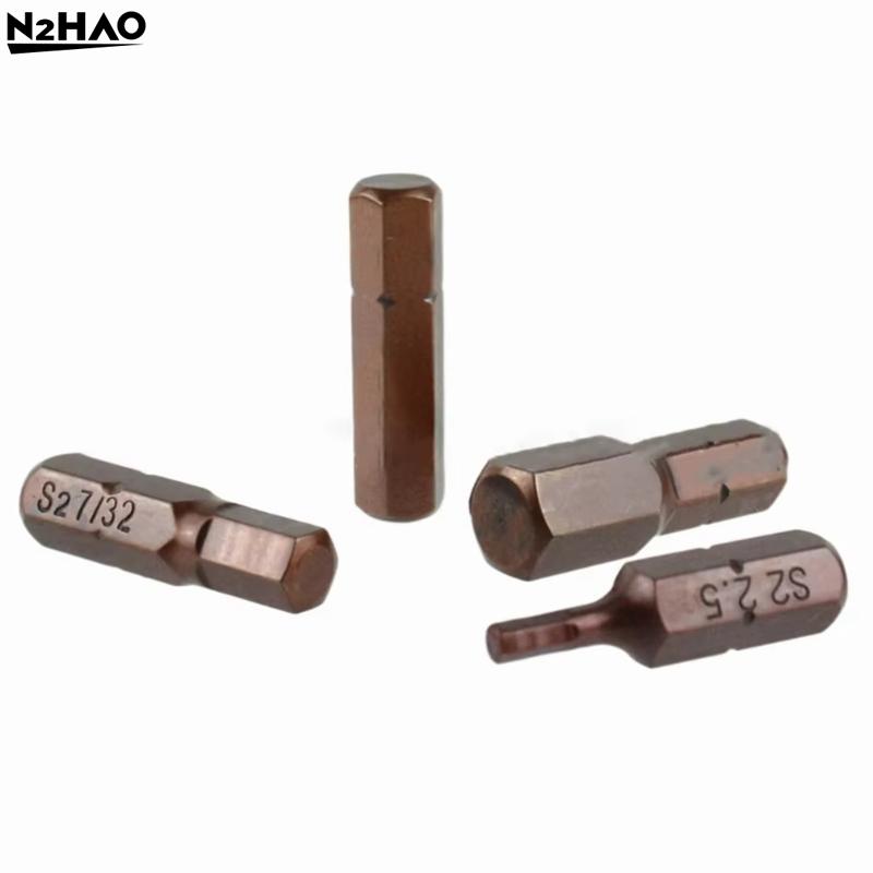 10/12/48Pcs Alloy Steel Magnetic Kit Hex Screwdriver Bit Set 25mm 1/4in Hex Shank Driver Bit For DIY Home Projects Or Work Sites